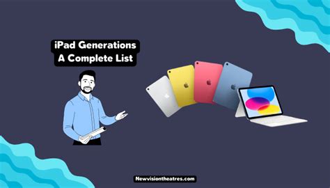 ipad generations list   models  release year