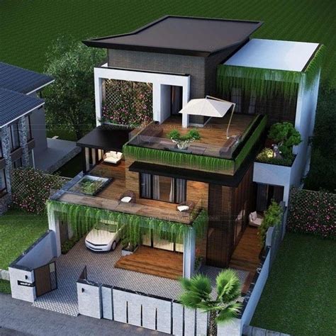modern exterior design  small house