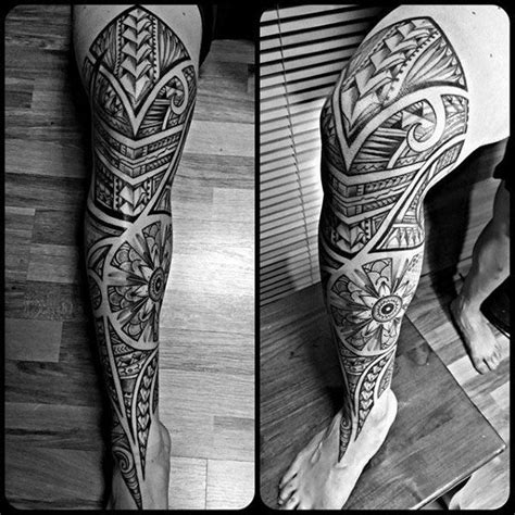 Tattoo Trends Full Leg Sleeve Guys Tribal Tattoo Designs