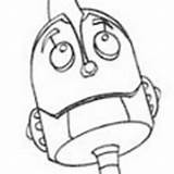 Coloring Pages Robots Rodney Movie Sheets Robot sketch template