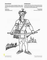 Coloring Iroquois Indians Pages Warrior Kids Printable Indian Native Edupics Sheets American Divyajanani Large sketch template