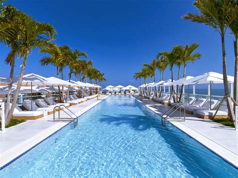 gorgeous swimming pools  miami beach  architectural digest
