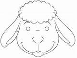 Oveja Mascara Mascaras Ovejas Careta Recortables Borrego Antifaz Fichas Sheep Máscara Caretas Niños Irakaslea Erlijioko Perdida sketch template