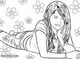 Gomez Selena Coloring Pages Getcolorings sketch template