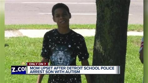 mother upset after son with autism handcuffed arrested after pulling