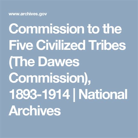 commission to the five civilized tribes the dawes commission 1893