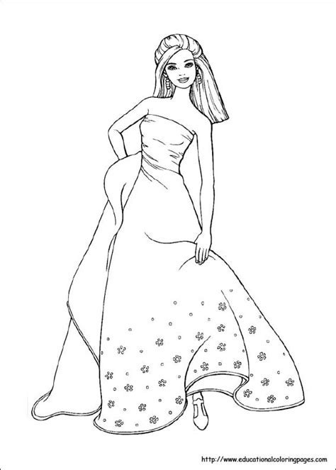 barbie coloring pages  kids