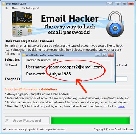 hack email passwords hack and recover email passwords of your choice