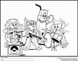Coloring Pages Music Template Cool Colouring Popular sketch template