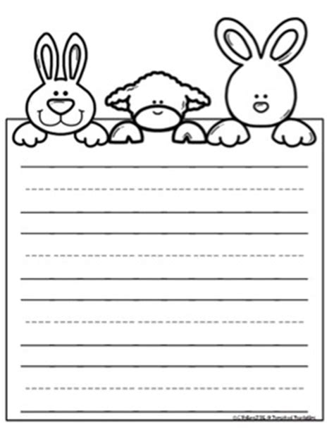 easter writing templates  preschool printable teachers pay teachers