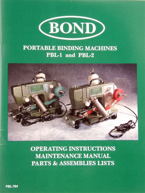 pbl manual bond products