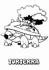 Torterra Coloring Pokemon Pages Grotle Grass Sheets Hellokids Print Colouring Color Coloriage Imprimer Kids Printable Online sketch template