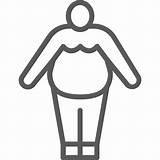 Obesity Overweight Iconfinder sketch template