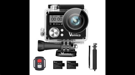 vemico  sports action camera  youtube