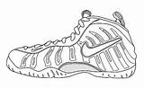 Coloring Nike Shoes Pages Drawing Shoe Air Foamposites Drawings Sketch Template Humara Sheets Coloringpagesfortoddlers Colouring Kids Sketches Disimpan Dari sketch template