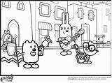 Wow Coloring Wubbzy Printable Pages Comments Coloringhome sketch template