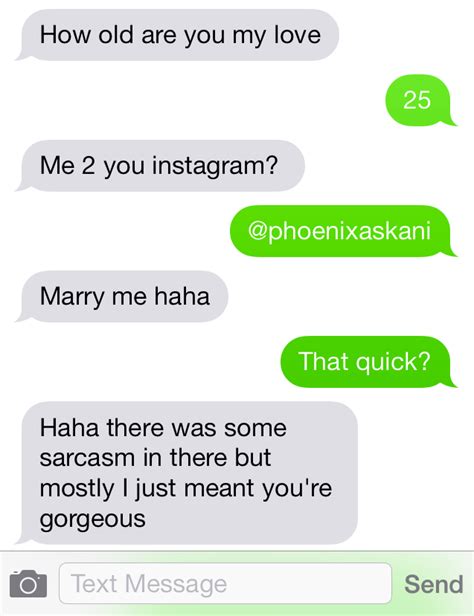 here s what texting with a creepy guy looks like creepy