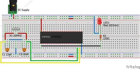 microcontroller  programming microcontroller ats  blink led microdigisoftcom
