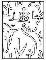 Klee Colorear Visuels Ancenscp Kandinsky Zeichnen Bildung Cuadros Park Dentistmitcham Idt Pablo sketch template