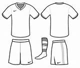 Soccer Jersey Drawing Coloring Football Nike Jerseys Pages Kits Shirts Uniforms Coloringpagesfortoddlers sketch template