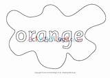 Colouring Colour Pages Splats Orange Splat Village Activity Explore sketch template