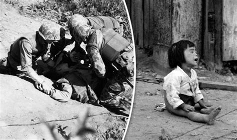 korean war news shocking pictures discovered of horror conflict