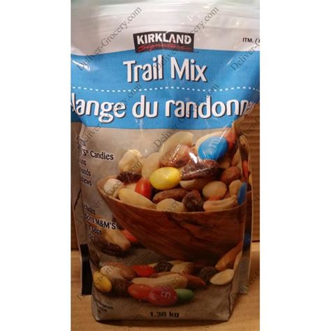 kirkland signature trail mix  kg deliver grocery  dg