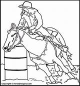 Jumping Colouring Pony Barrels Pal Ec0 Pixy Messageboard sketch template