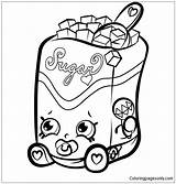 Pages Shopkins Sugar Coloring Dolls Toys Color Coloringpagesonly sketch template