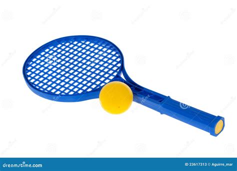 ball  racquet stock image image  activity blue