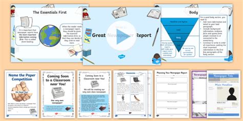 newspaper article lesson plan ks resource pack twinkl