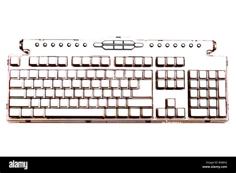 blank keyboard white high resolution stock photography  images alamy