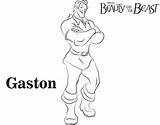 Coloring Beast Beauty Potts Mrs Gaston Pages Getcolorings Marvelous sketch template