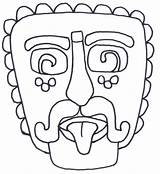 Mayan Coloring Pages Colouring Masks Template Printable South Aztec Mask Maya America Drawings Gods Geography Inca 710px 7kb Sun Printablecolouringpages sketch template