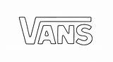 Vans Logo Draw Drawing Coloring Pages Drawings Sketch Paintingvalley Template sketch template
