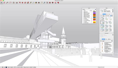 sketchup pro software create  model  sketchup