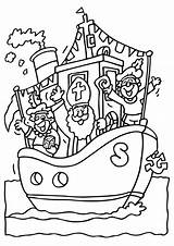 Sinterklaas Stoomboot Animaatjes sketch template
