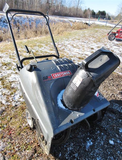 Albrecht Auctions Craftsman 21 Snow Blower 5 Hp Two