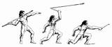 Atlatl Spear Drawing Thrower Atl Native Hands Aztec Prehistoric Throwing Diagram American Unm Edu Hunter Survival Use Atlatls Time Figure sketch template