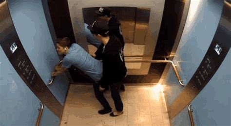 Hungarian Caught Becoming Men In Elevator  Hungarian Caught
