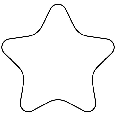 printable stencil star outline