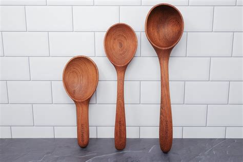 wooden serving spoon set earlywood