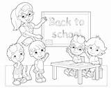 Coloring Pages Classroom Objects Class Children Getdrawings Color Printable Getcolorings Colorings sketch template