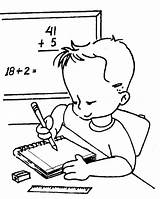 Coloring Pages Kids Learning Math Addition Colorear Para Nino Sumar Boy Learn School Aprendiendo Clipart Pdf sketch template