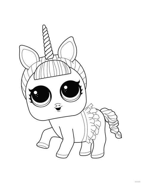 lol unicorn coloring page  illustrator  svg jpg eps png