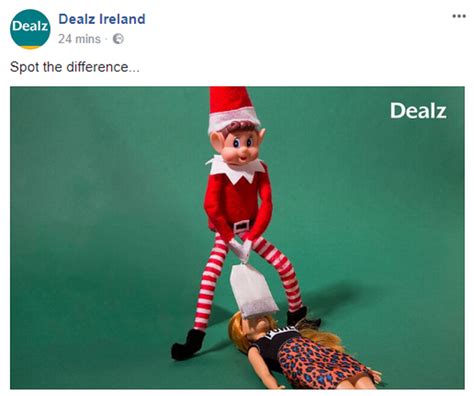 dealz ireland shares picture of elf doing something