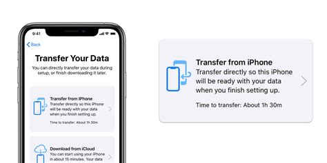 iphone set  transfer data     iphone wirelessly