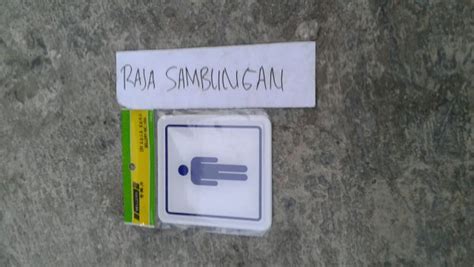 Jual Penanda Kamar Mandi Laki Laki Sellery Men Restroom Sign Tanda