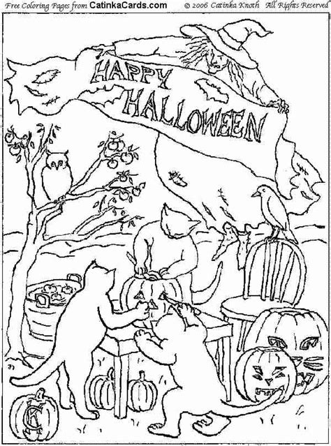 hard halloween coloring page clip art library