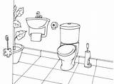 Toilette Coloriages Coloriage Toilettes sketch template